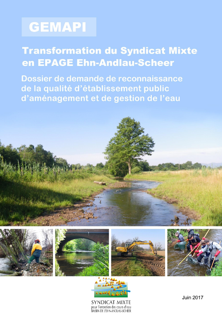 Dossier de reconnaissance de l'EPAGE Ehn-Andlau-Scheer