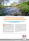 Plaquette GEMAPI éditée par le ministère de l'écologie